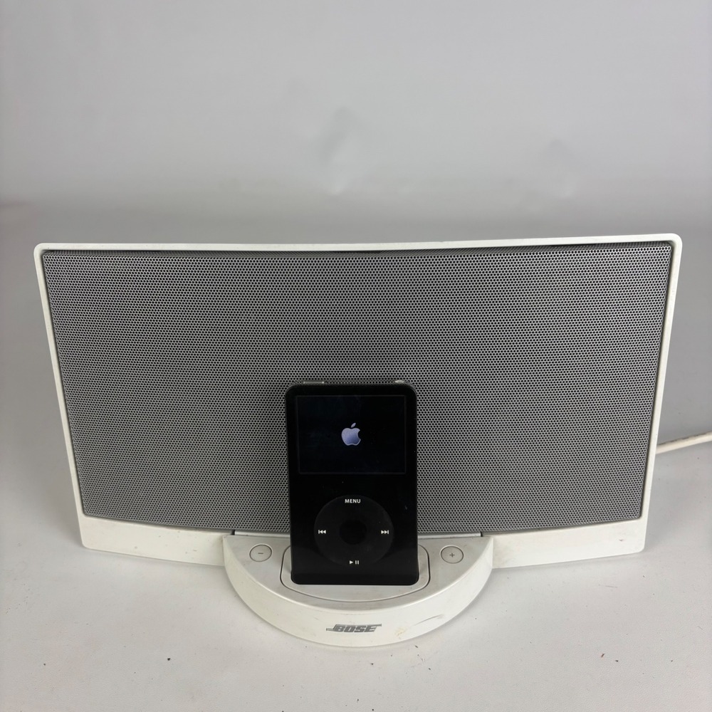 Bose SoundDock White 30-Pin Speaker Station Digital Music * IPOD NOT INCLUDED
